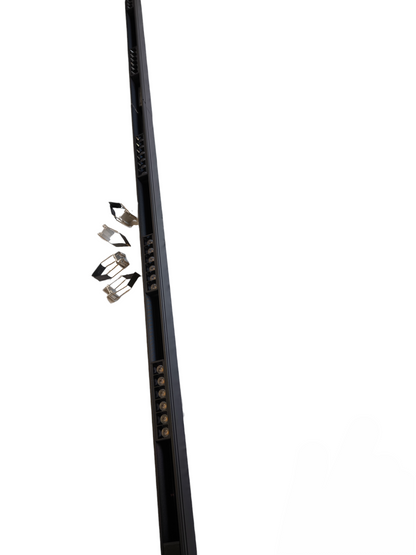 ILLUMIQ TERRA Magnetic Track Light 2 Meters 50mm with 6 pcs 6W Grille Track Light Cool White 4000K and Power Supply 100W 220V