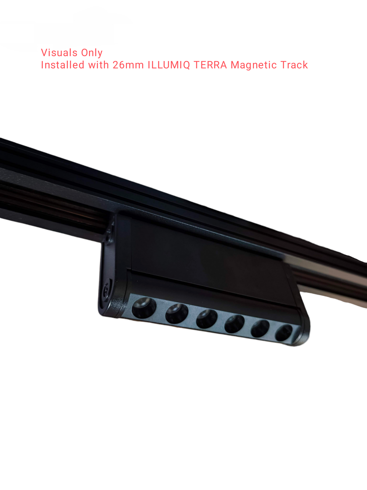 ILLUMIQ TERRA 6W LED Track Light Grille Rotary Light 180 Degrees Series 20 (4000K)