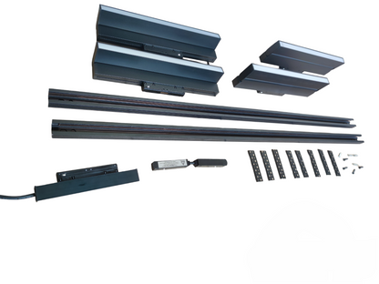 Magnetic Track Light 2 Meters 26mm with 4pcs 18W LED Foldable Flood Track Light 220V Warm White 3000K ( ILLUMIQ TERRA)