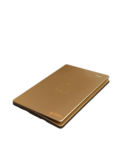 Grazen 1 Gang Door Bell Switch 16A 220V with Plate Cover GW-018 Available in Black, Grey, White and Gold