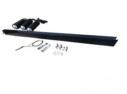 Magnetic Track Light 1 Meter 50mm with 3pcs 6W LED Pendant Track Light 220V Cool White 4000K ( ILLUMIQ TERRA)