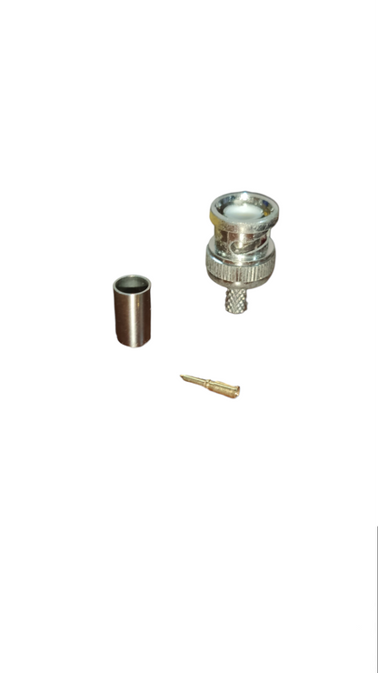 Local BNC Connector Male RG59 Crimp Type