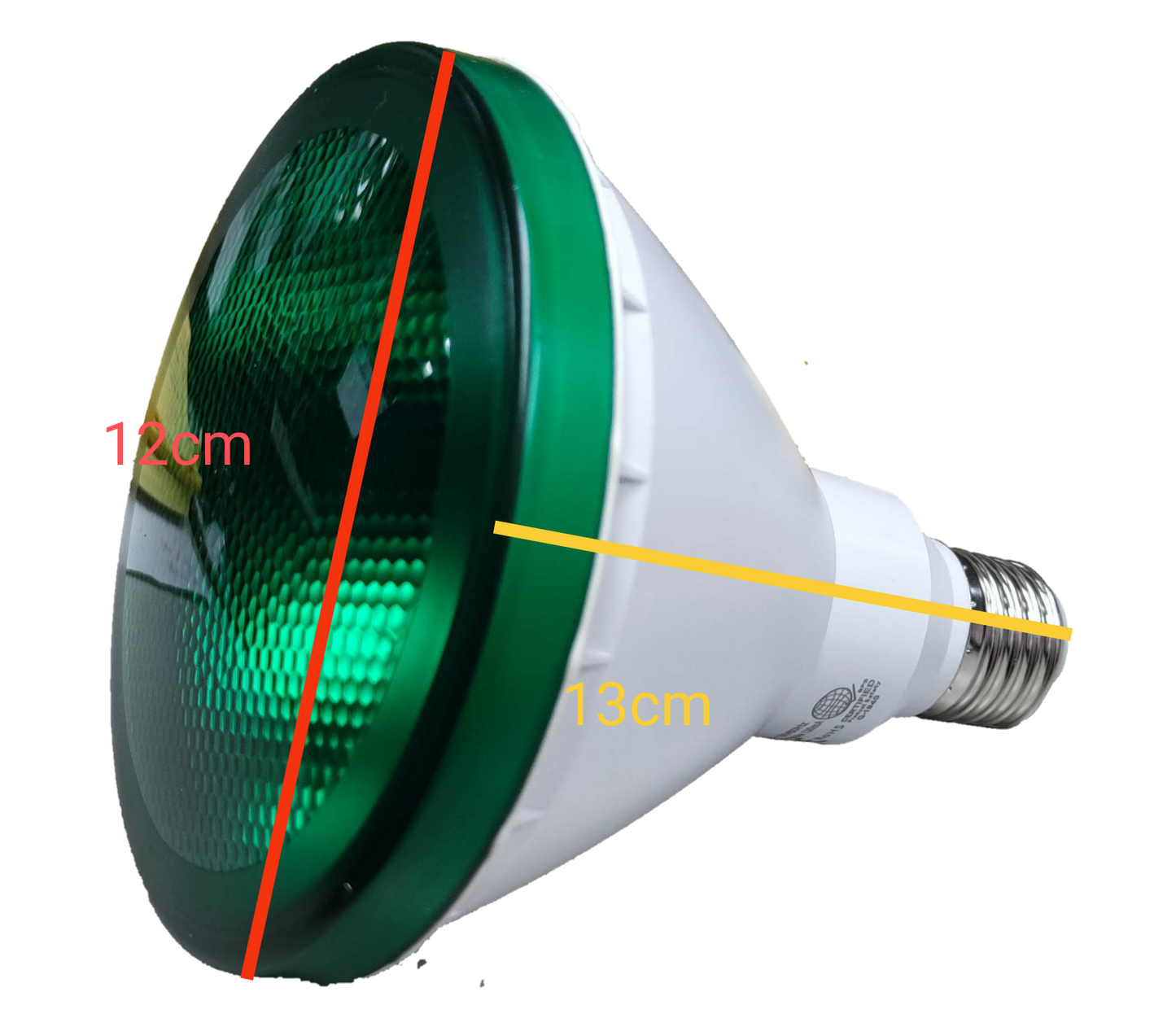 Omni 15W PAR 38 E27 220V Green LPR38E27-15W/G, LED PAR 38 15W E27 220V Green