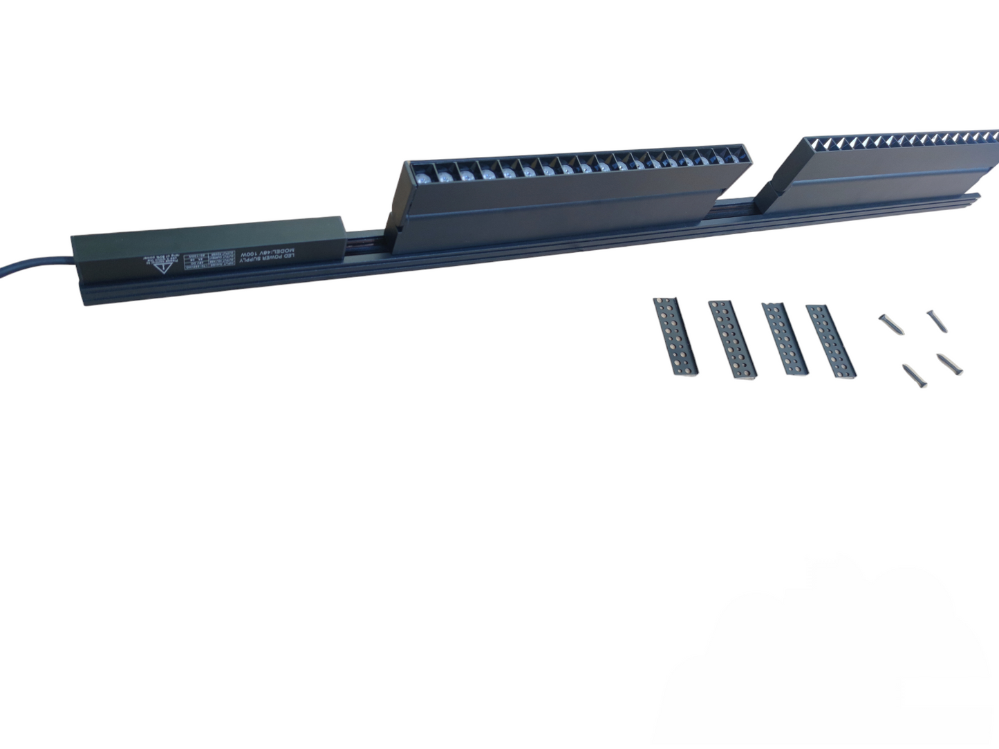 ILLUMIQ TERRA Magnetic Track Light 1 Meter 26mm with 2pc 18W LED Foldable Grille Track Light 220V Daylight 6500K