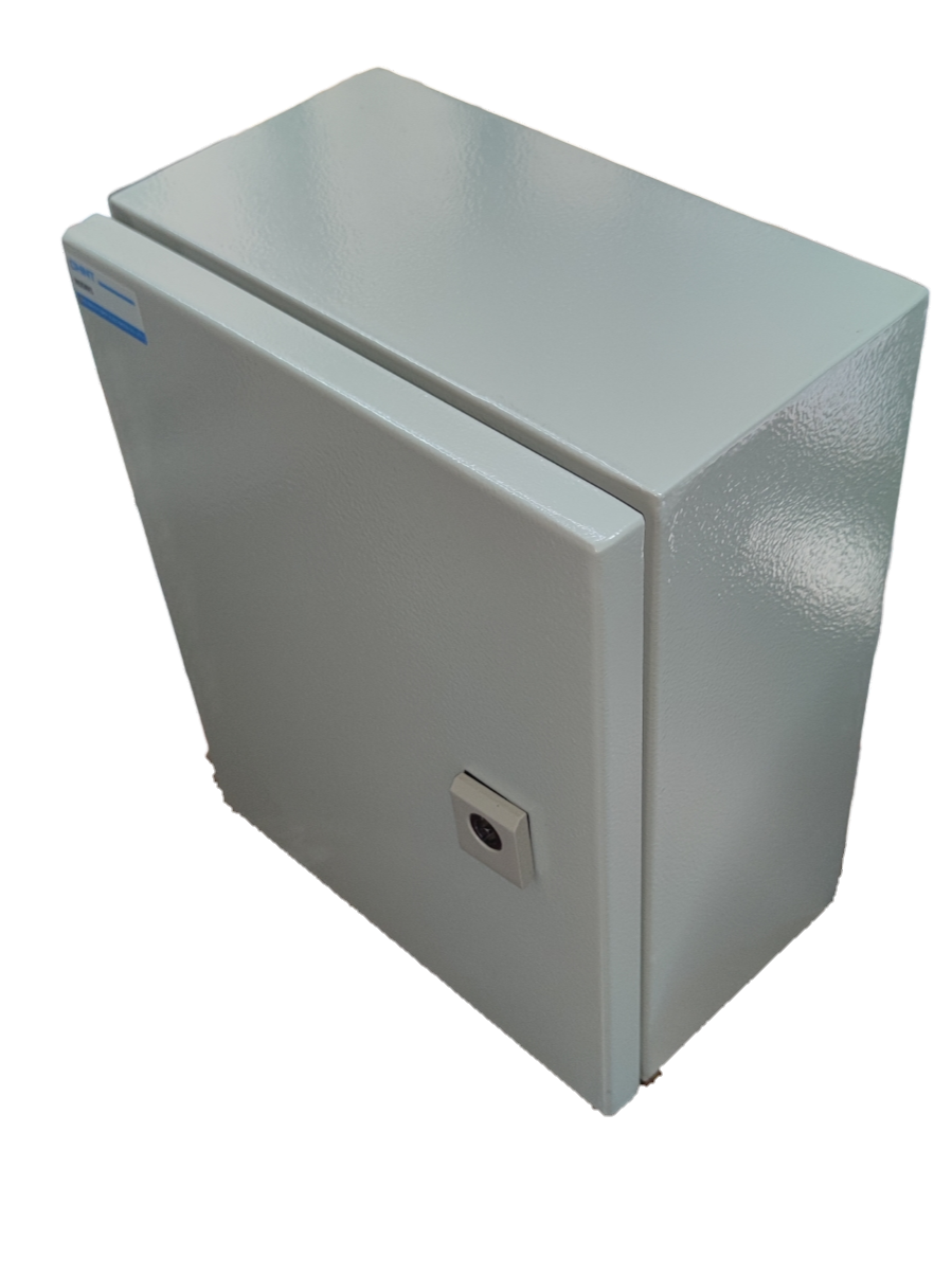 Grippes Control Box 300 x 250 x 150 mm Powder Coated Beige, Electrical Enclosure, Metal Enclosure, Steel Wall Box IP65