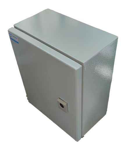Grippes Control Box 300 x 250 x 150 mm Powder Coated Beige, Electrical Enclosure, Metal Enclosure, Steel Wall Box IP65