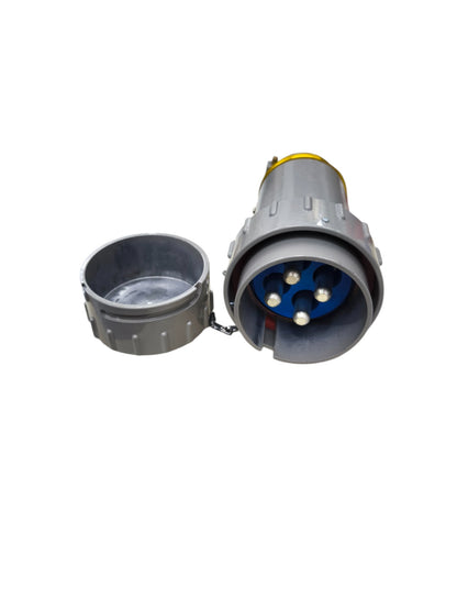 Grippes 200A Industrial Plug 3P+E Explosion Proof 500V AC Metal Casing IEC