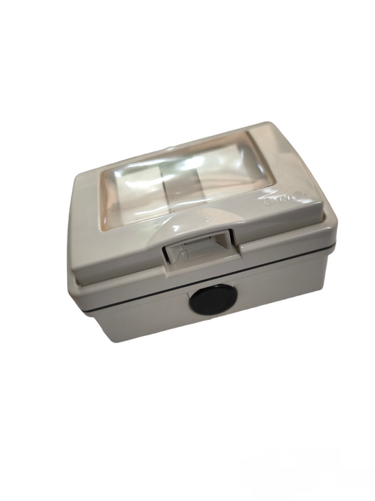 Omni Weatherproof Plate Cover with 1 Way Switch Wide Series 16A 250V 1 Gang or 2 Gang