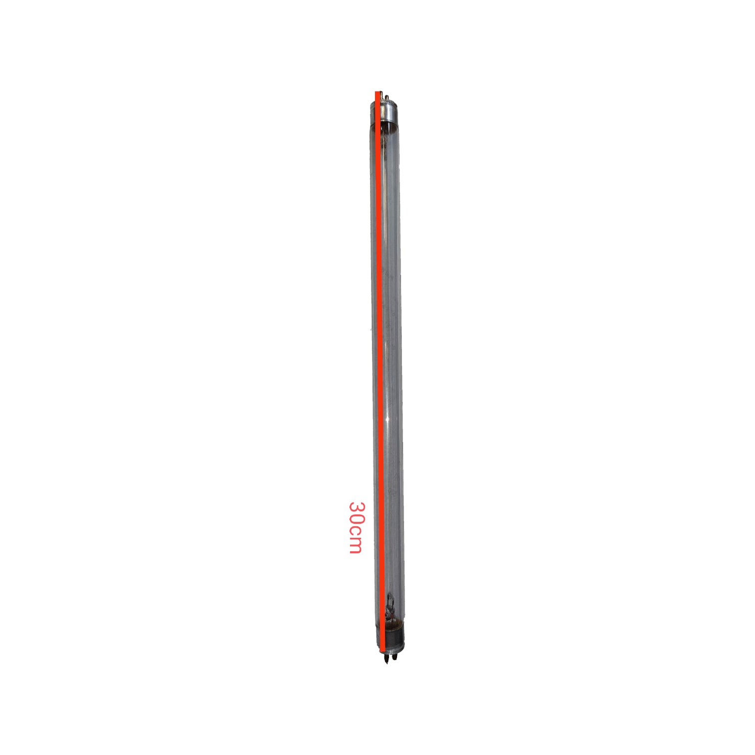 Denko 8W UV-C germicidal tube, 30cm long, ideal for disinfection and sanitization purposes