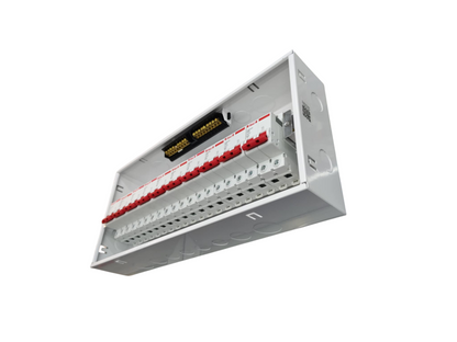 9 Branches 2pole Miniature Circuit Breaker electrical panel with multiple switches from Electx Electrical Supply