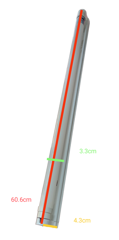 Firefly 8W T-8 LED Fluorescent Tube with Fixture 220V Daylight EBTS12/DL08