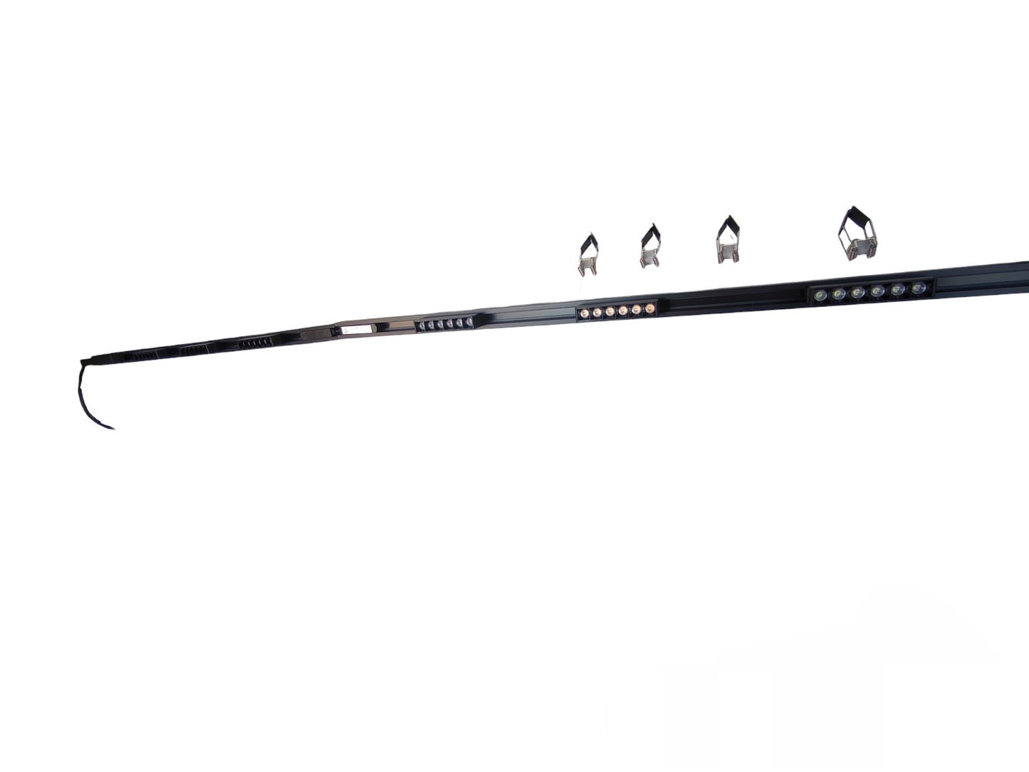 Magnetic Track Light 2 Meters 26mm with 6 pcs 6W Grille Track Light Daylight 6500K and Power Supply 100W 220V ( ILLUMIQ TERRA)