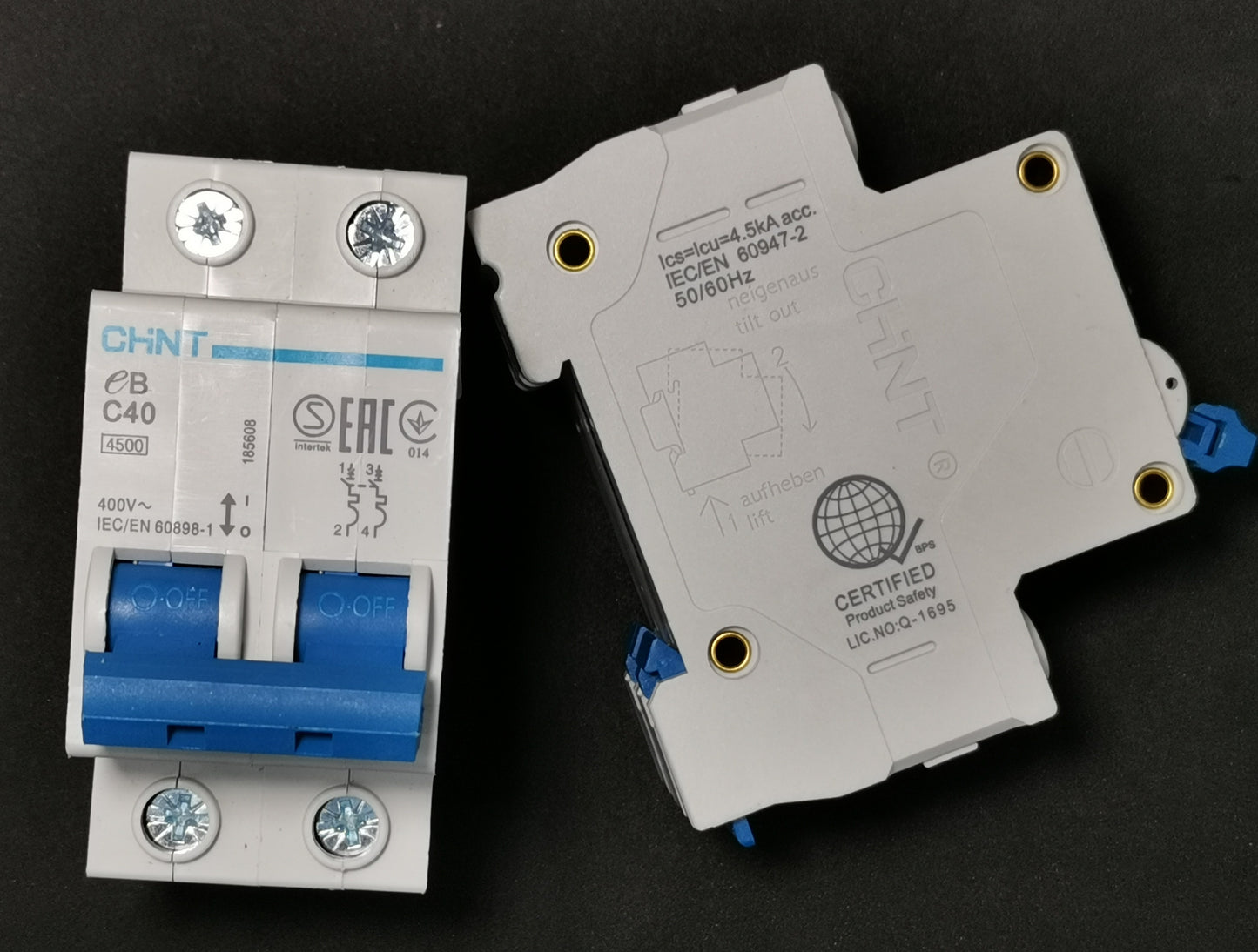 Chint 40A 2Pole 4.5KAIC 220V Miniature Circuit Breaker MCB