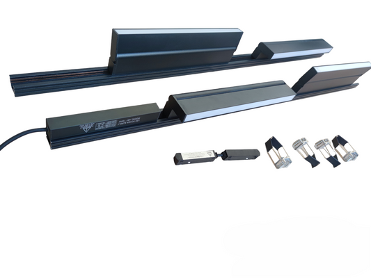 Magnetic Track Light 2 Meters 26mm with 4pcs 18W LED Foldable Flood Track Light 220V Daylight 6500K ( ILLUMIQ TERRA)