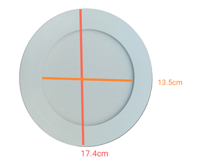 Ecolum 12W Daylight Surface Slim Downlight 6 inch 220V 6500K 6" LED Round Downlight