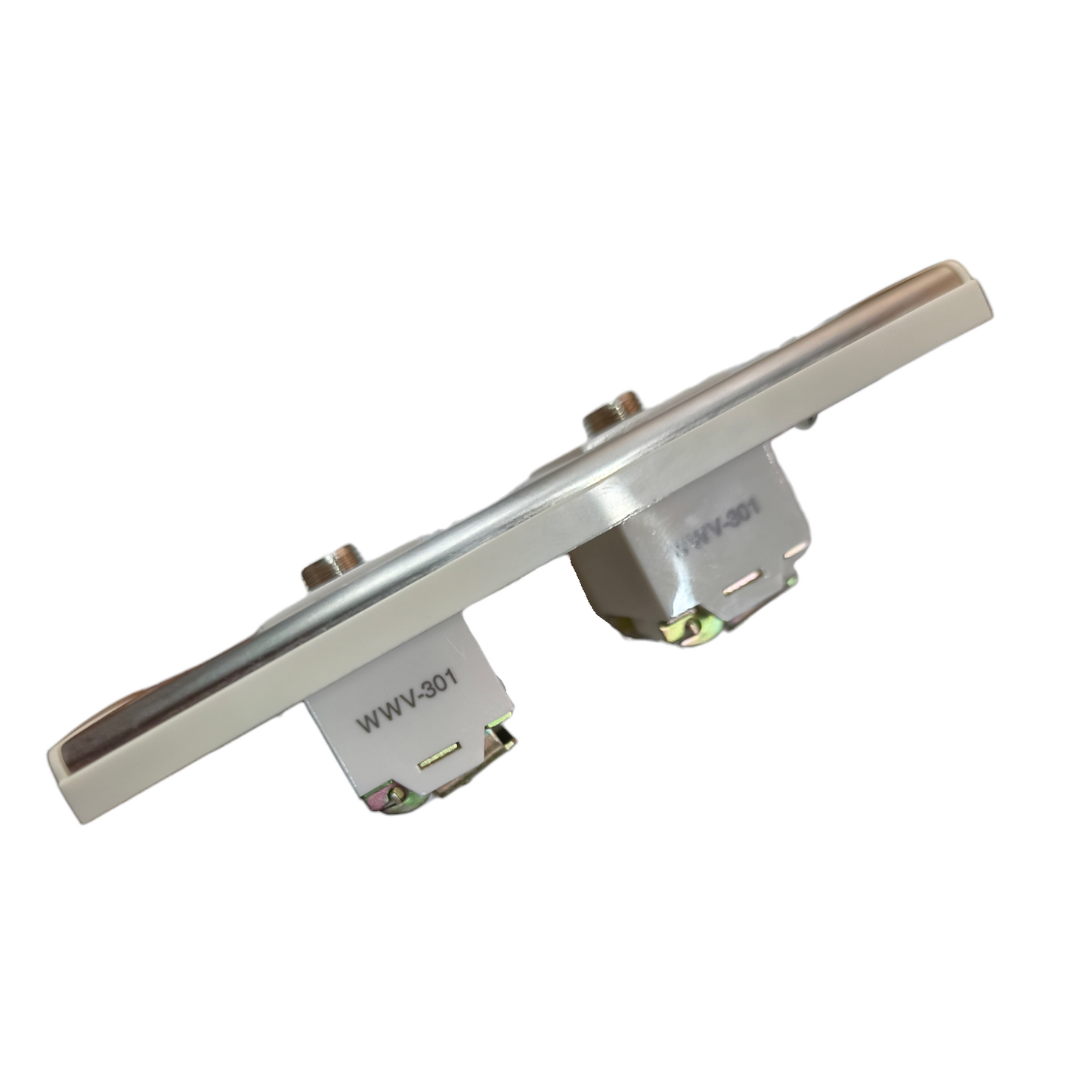 Omni 2 Gang Cable Outlet Wide Series WWP-112S+(WWV-301x2)