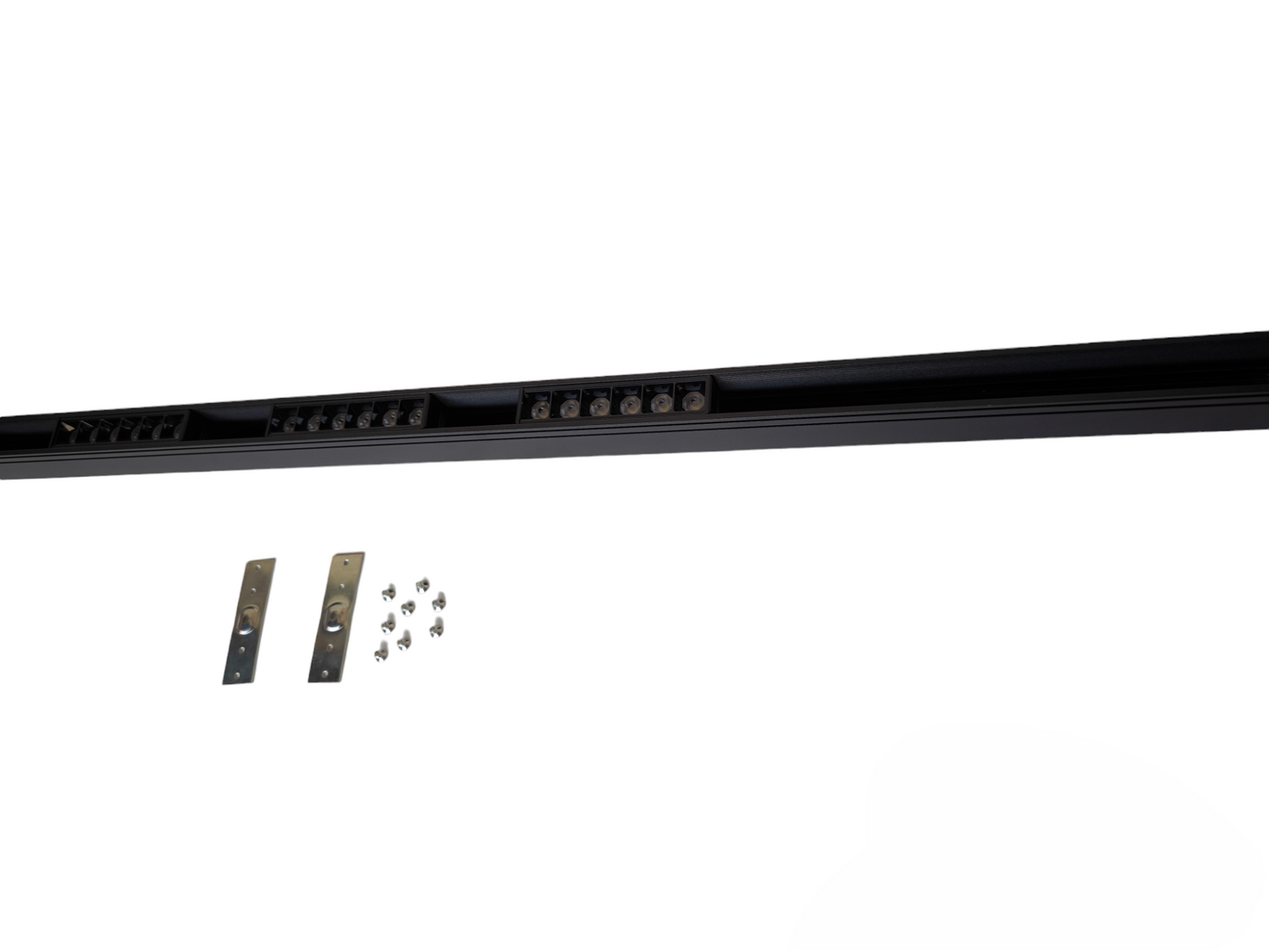 Magnetic Track Light 1 Meter with 3pcs 6W Grille Type Cool White 4000K with 100W Power Supply 220V ( ILLUMIQ TERRA) 50mm Track