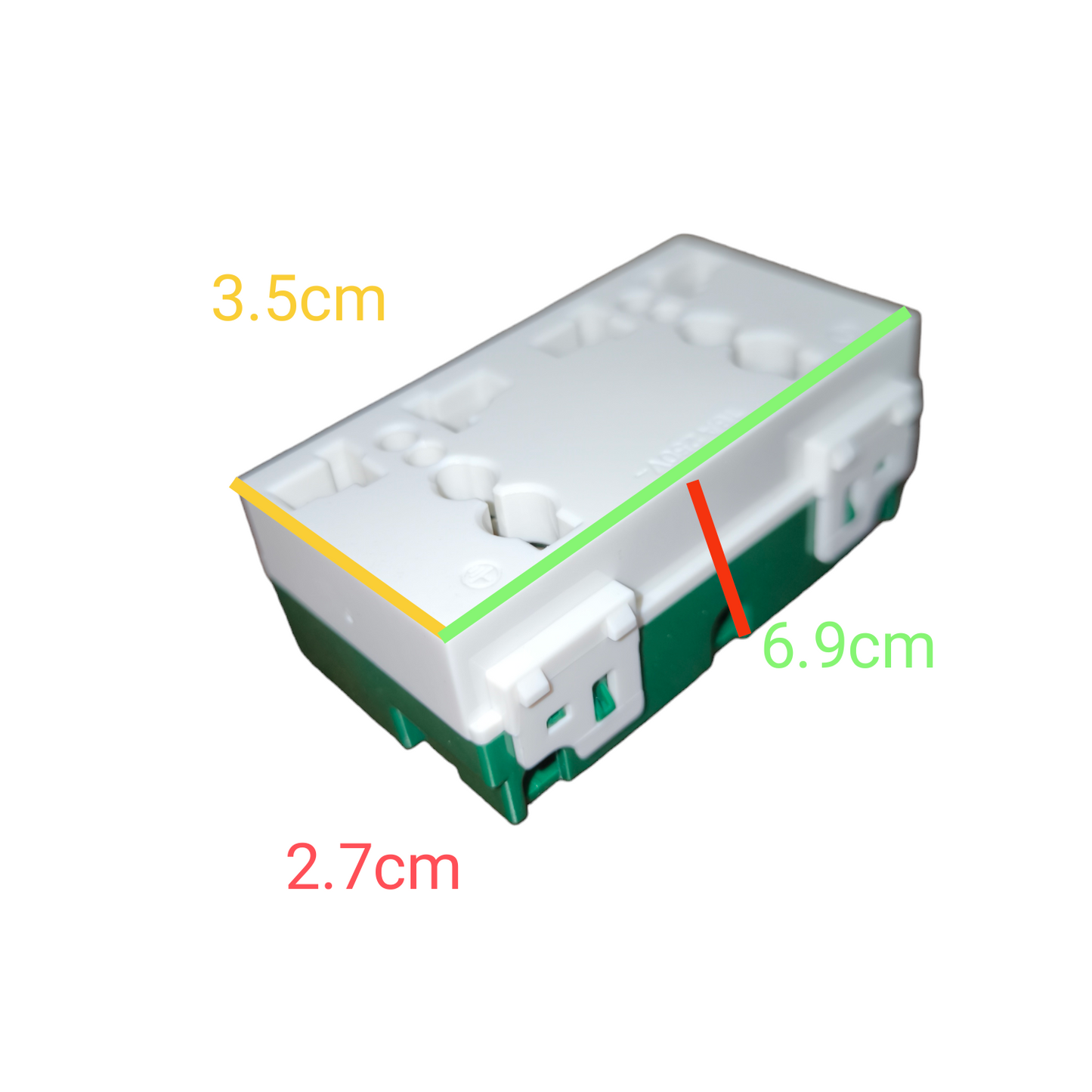 Omni Duplex Universal with Ground 16A 250V WWU-402 Wide Series