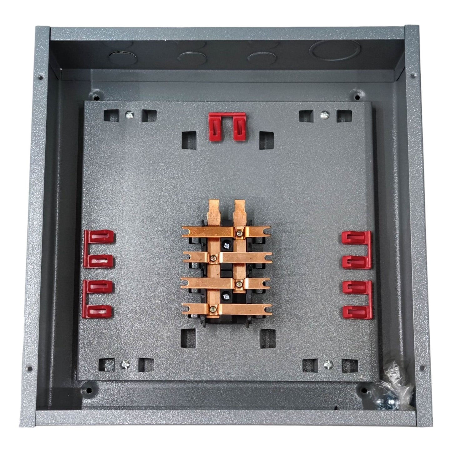America Panel Board 4 Branches Center Main for 2 Pole Bolt On Circuit Breaker Surface or Flush Type Distribution Panel