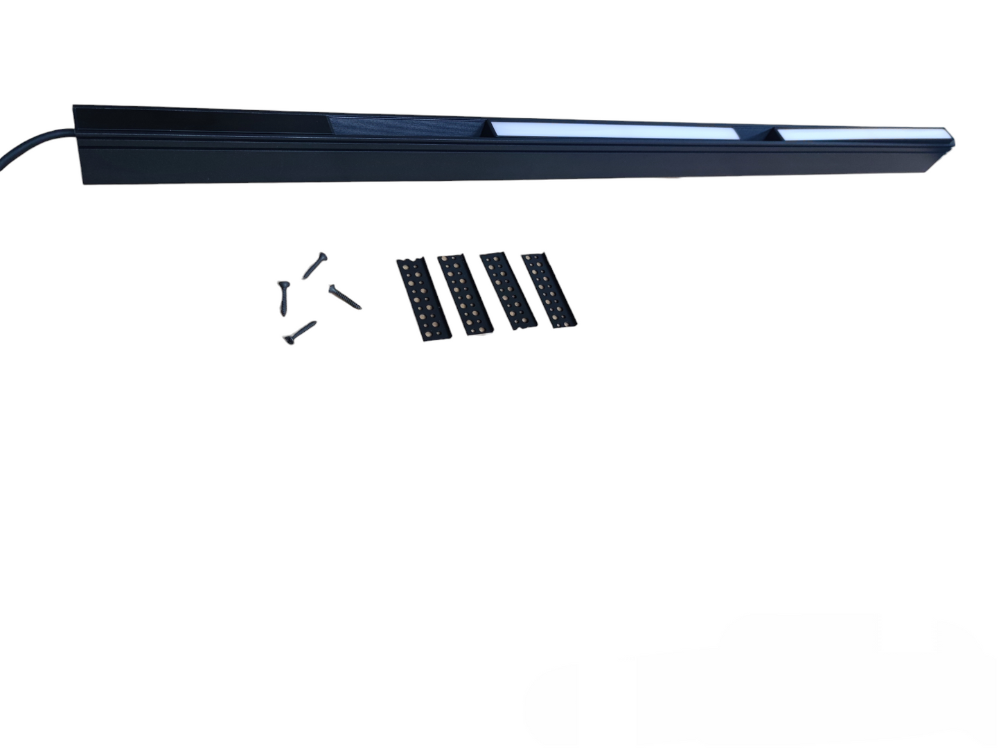 Magnetic Track Light 1 Meter 50mm with 2pcs 12W LED Flood Track Light 220V Cool White 4000K ( ILLUMIQ TERRA)