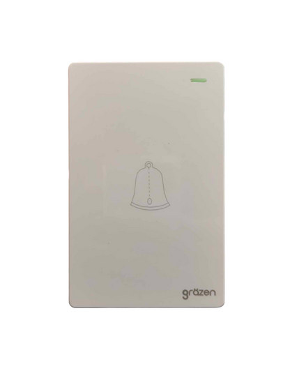 Grazen 1 Gang Door Bell Switch 16A 220V with Plate Cover GW-018 Available in Black, Grey, White and Gold