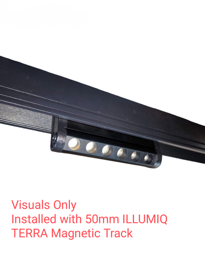 ILLUMIQ TERRA 6W LED Track Light Grille Rotary Light 180 Degrees Series 20 (4000K)