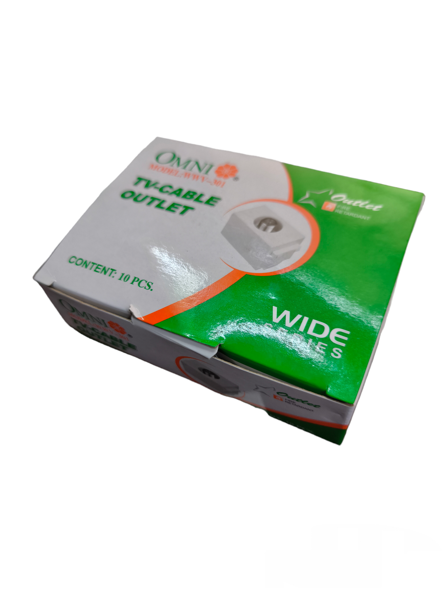 Omni Cable TV Outlet Wide Series 10Pcs WWV-301