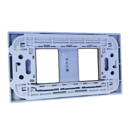 Panasonic Wide Series 2Gang Plate Cover Metallic Gray WEG6802MH-1