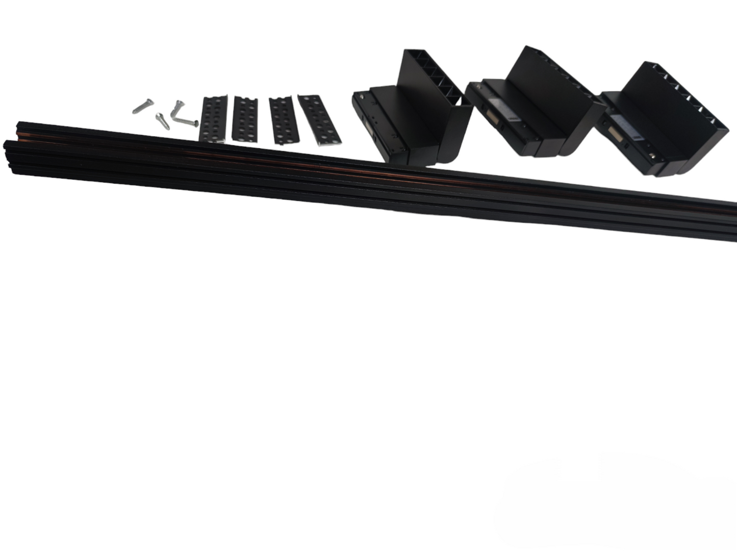 ILLUMIQ TERRA Magnetic Track Light 1 Meter 26mm with 3pcs 6W LED Foldable Grille Track Light Daylight 6500K 220V