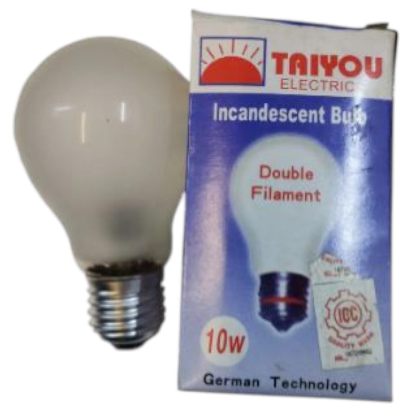 Taiyou 10W Incandescent Bulb E27 220V Classic Bulb 10W E27 220V