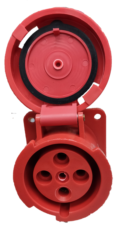 Grippes 63A 3P+E Industrial Outlet Chassis Type (4 Pins ) IEC 60309-2 # 334