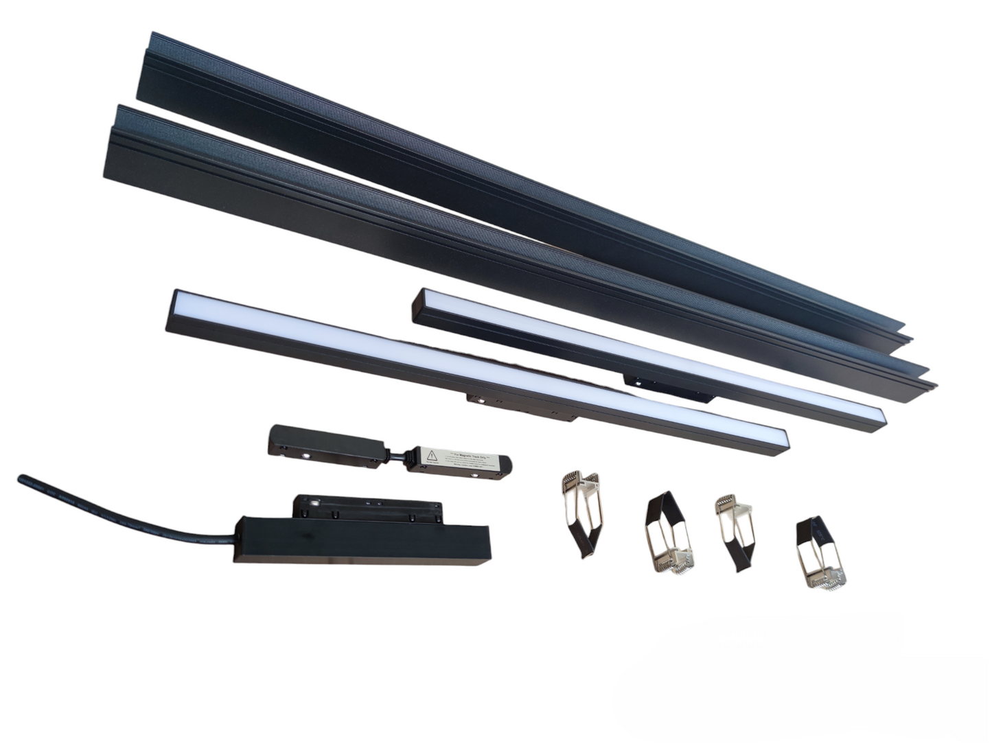 ILLUMIQ TERRA Magnetic Track Light 2 Meters 26mm with 4pcs 18W LED Foldable Grille Track Light 220V Warm White 3000K