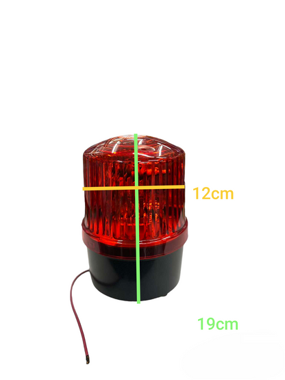 Pentagon Warning Light Revolving Light Available in Amber or Red Color 12V or 24VDC