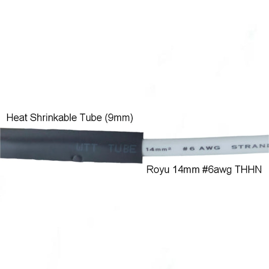 Heat Shrinkable Tube Black (9mm)