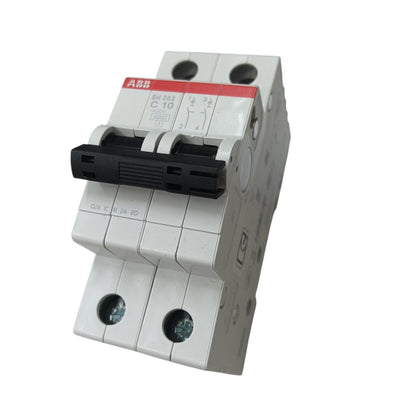 ABB MCB Miniature Circuit Breaker  10A 2  Pole 6 Kaic 220v SH202-C10
