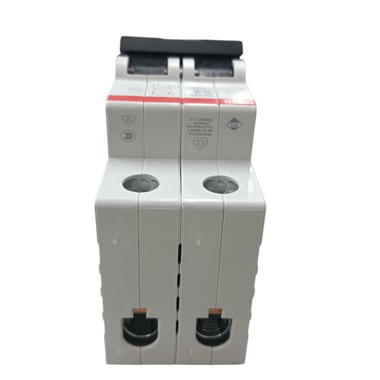 ABB MCB Miniature Circuit Breaker  50A 2  Pole 6 Kaic 220v SH202-C50