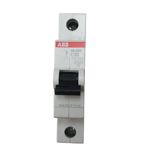ABB Miniature Circuit Breaker 50A 1 Pole  MCB 6 Kaic 220V SH201-C50