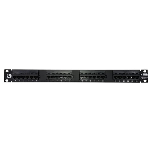 AMP CAT5E Patch Panel 24 Port Network Access Point