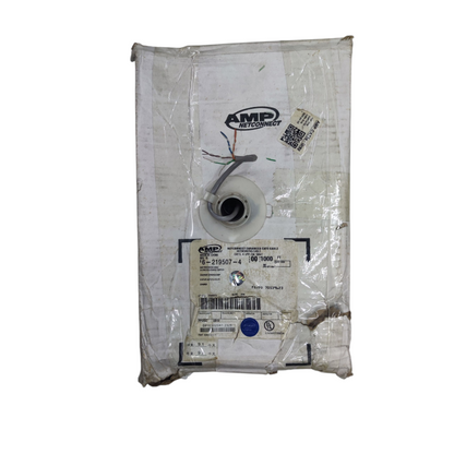 AMP CAT5e UTP LAN Cable 300 Meters, CAT5, Internet Cable, Data Cable, Ethernet Cable 1 Roll 300 meters per roll 8 solid wire 24AWG 4 Pairs Gray