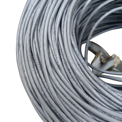 AMP CAT5e UTP LAN Cable 300 Meters, CAT5, Internet Cable, Data Cable, Ethernet Cable 1 Roll 300 meters per roll 8 solid wire 24AWG 4 Pairs Gray