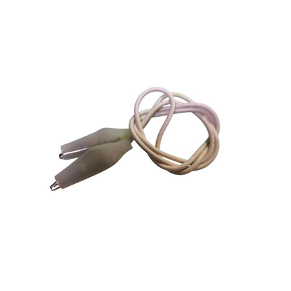 Alligator Clip with 0.25mm AWG 26 Wire 0.5Meter Available in Black and White