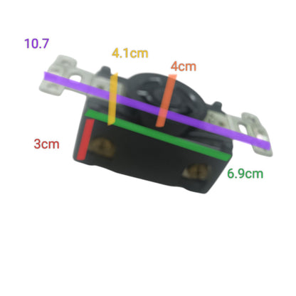 American Denki 30A 3P+E 250V Twist Lock Outlet 4 Pins 4320 Electx Electrical Supply 4