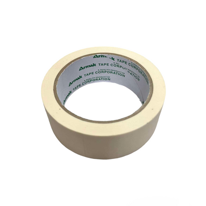 Armak masking tape roll in beige color for painting and surface protection