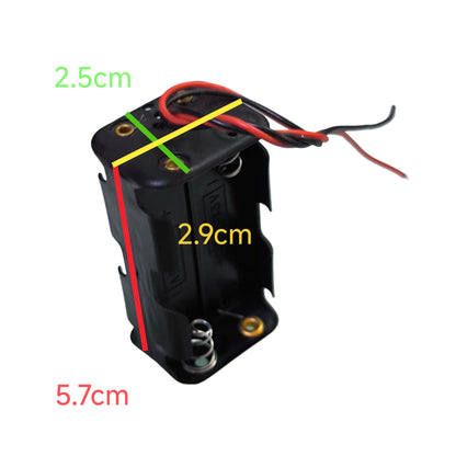 Battery Holder For 4pcs AA 1.5V DC Batteries