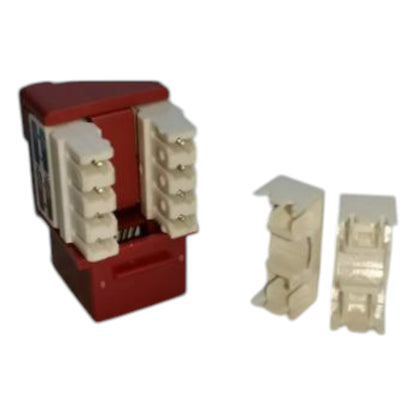 Belkin Cat6 Network Outlet Lan Outlet Device I/O Ethernet Port Keystone Jack Red