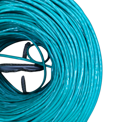CAT5e UTP LAN Cable 300 Meters, CAT5, Internet Cable, Data Cable, Ethernet Cable 1 Roll (300 meters per roll 8 solid wire 24AWG) 4 Pairs Green