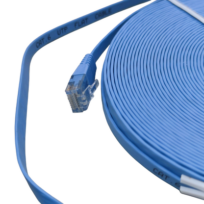 CAT6 UTP Patch Cords 20 Meters Ethernet Cable, LAN Cable, Flat type Cable, CAT 6 Patch Cables