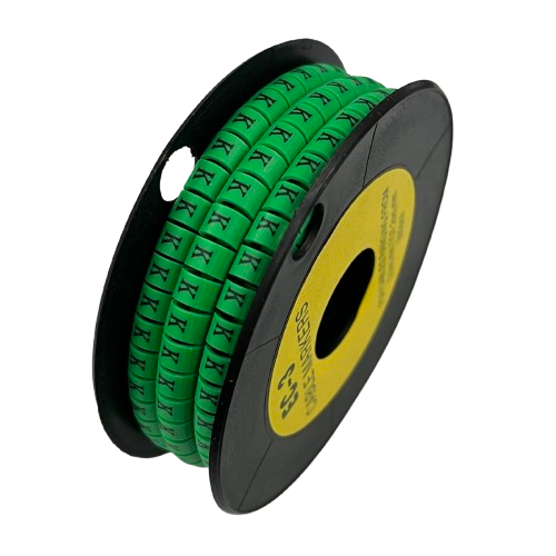 Cable (K) Marker 5.0mm to 7.2mm EC-3G 350pcs Green