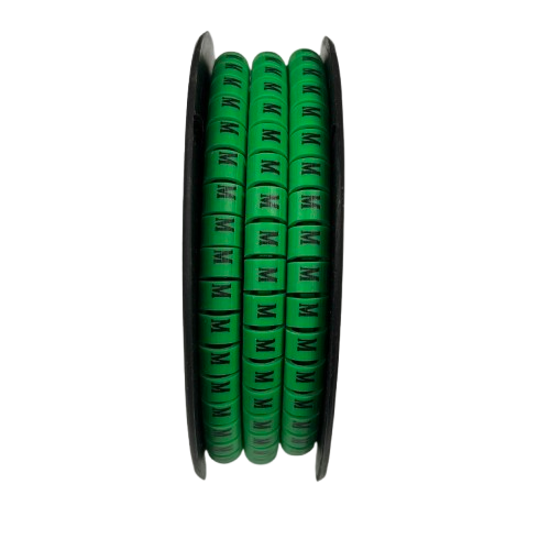 Cable (M) Marker 5.0mm to 7.2mm EC-3G 350pcs Green  Wire Tagging