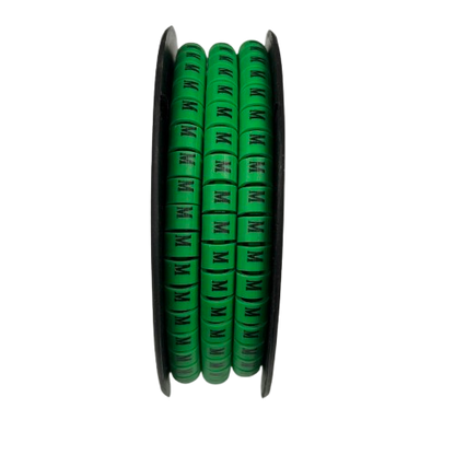 Cable (M) Marker 5.0mm to 7.2mm EC-3G 350pcs Green  Wire Tagging